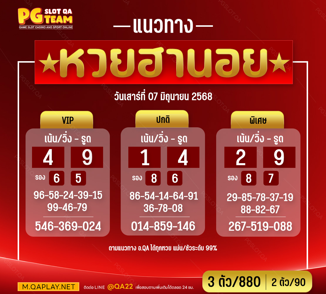 แนวทางหวย ฮานอย_QA_1110